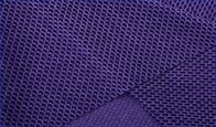 Absorb Sweat Nylon Mesh Fabric , Weft Knitted Fabric Anti Wrinkle For Exercising