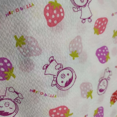65% Polyester 35% Cotton 105G Bubble Tc Fabric Cute Cartoon Print