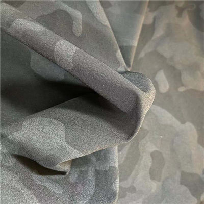 100% Polyester Reflective Wind Breaker Fabric 75D*150D 160gsm 150cm Waterproof And Windproof .