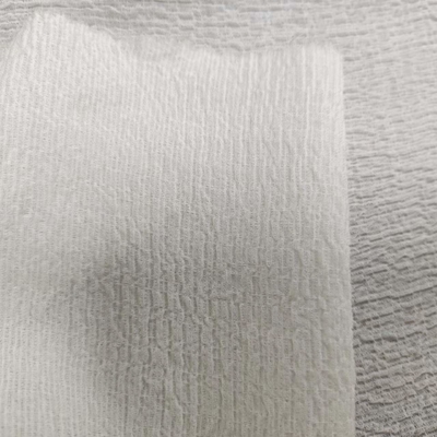 Camisa de vestir teñida poliéster de la tela de la gasa de 90 G 100% respirable