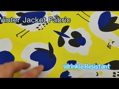 PU Coated Winter Jacket Fabric 220 GSM Windproof