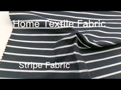 Stripe 70% Cotton Home Textile Blended Fabrics Anti Bacteria
